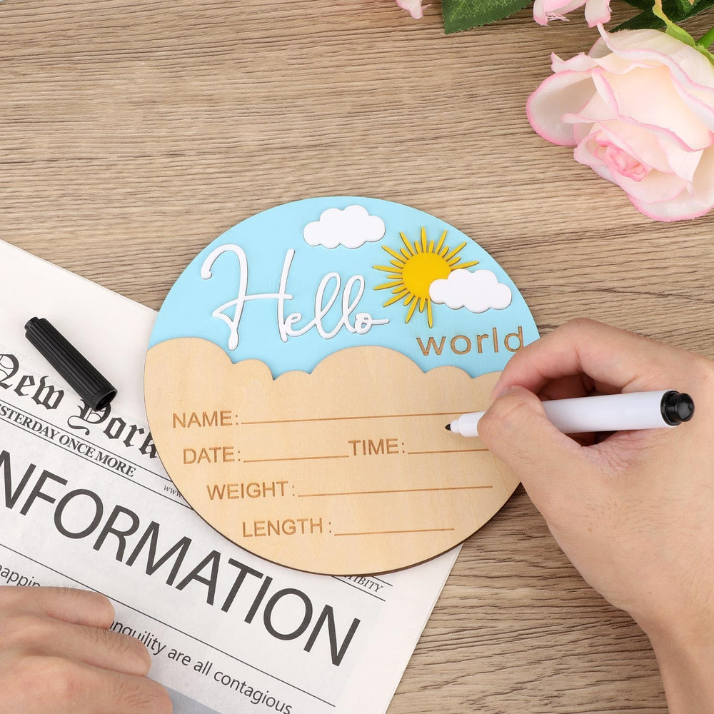 Lasuroa sign measuring 15 cm for compact photo prop use