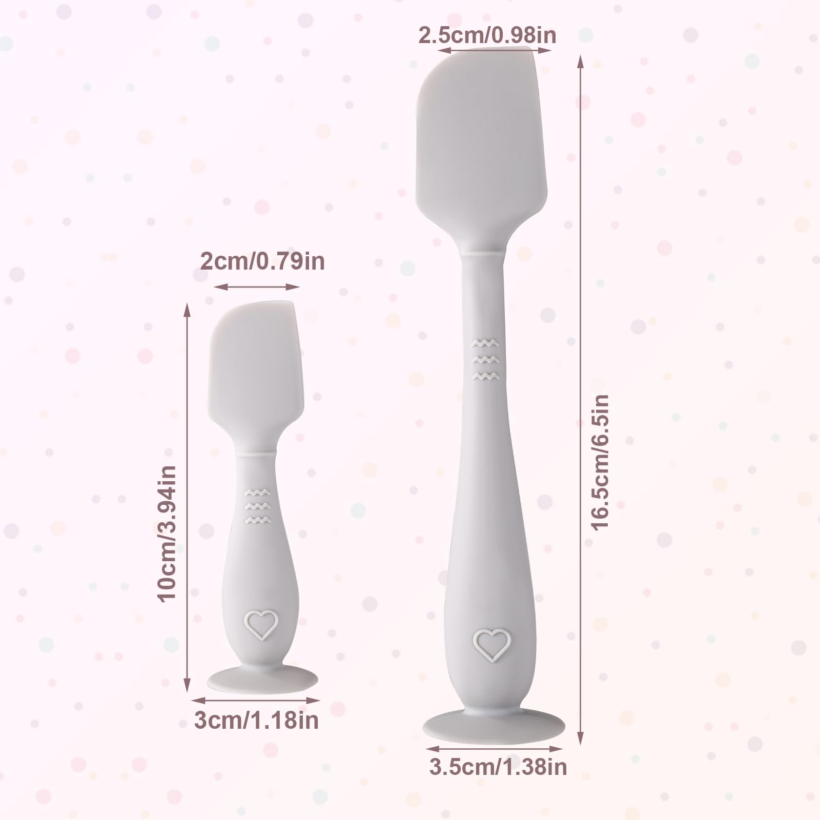 lasuroa small silicone diaper cream spatula for precise coverage