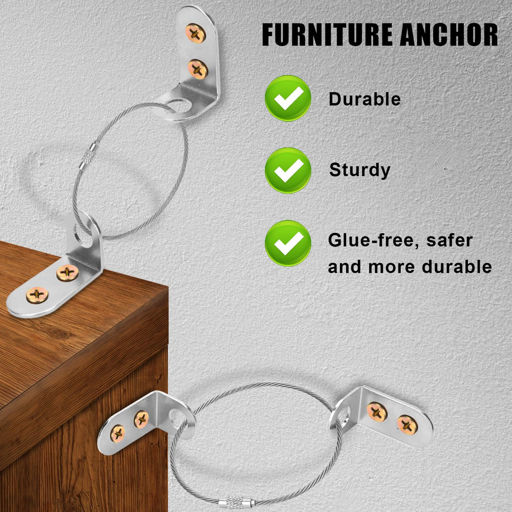 Lasuroa easy-install wall anchors enable quick, tool-friendly setup.