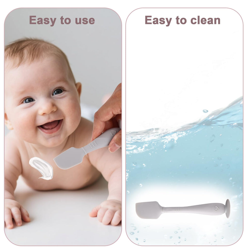 lasuroa soft silicone material protects baby skin during application
