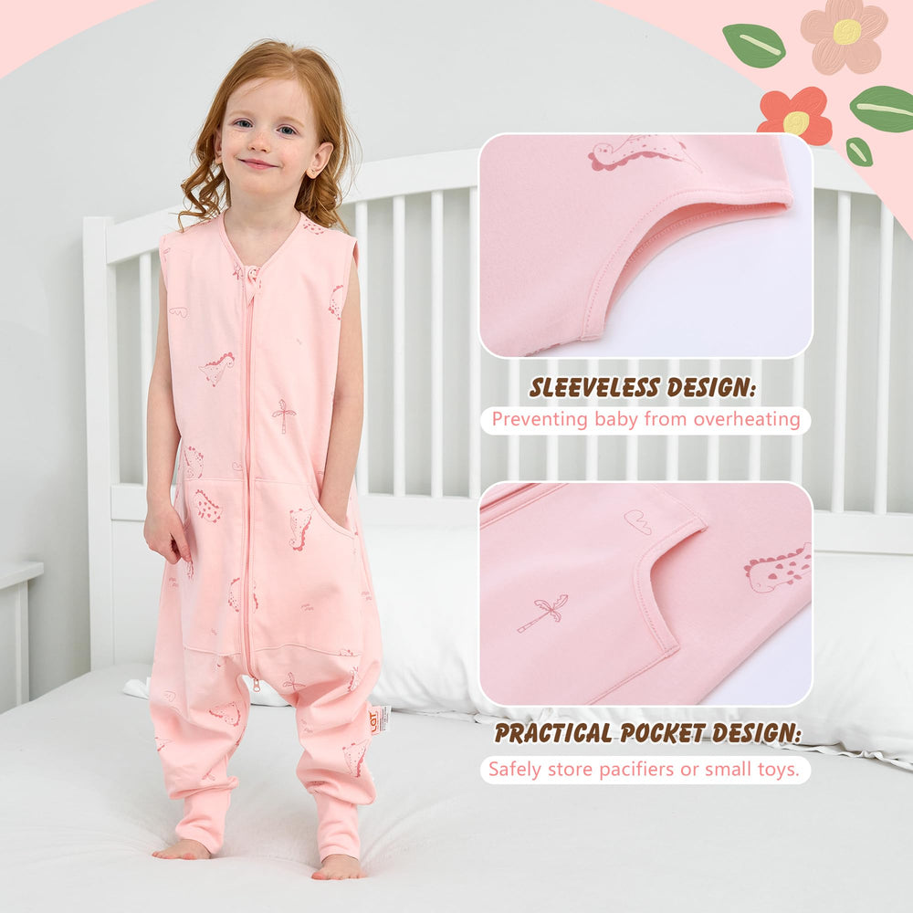 LAT Baby Sleep Sack in 100% cotton feels soft and breathable for daily comfort.