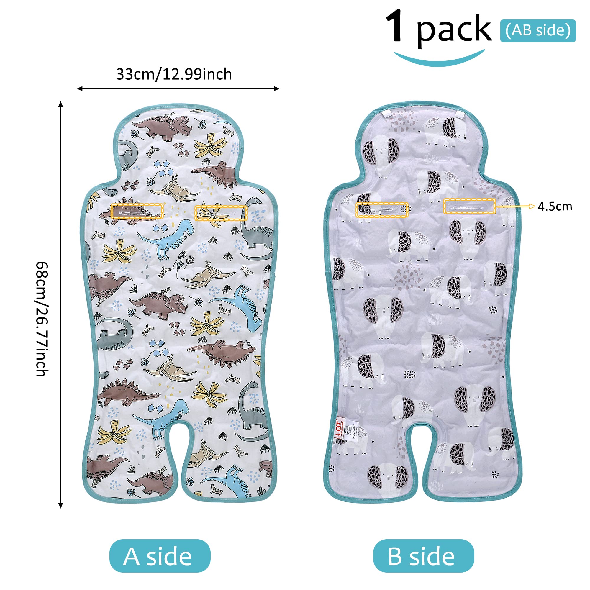 LAT LEE AND TOWN gel car seat cooler pad with elephant back pattern for cooling