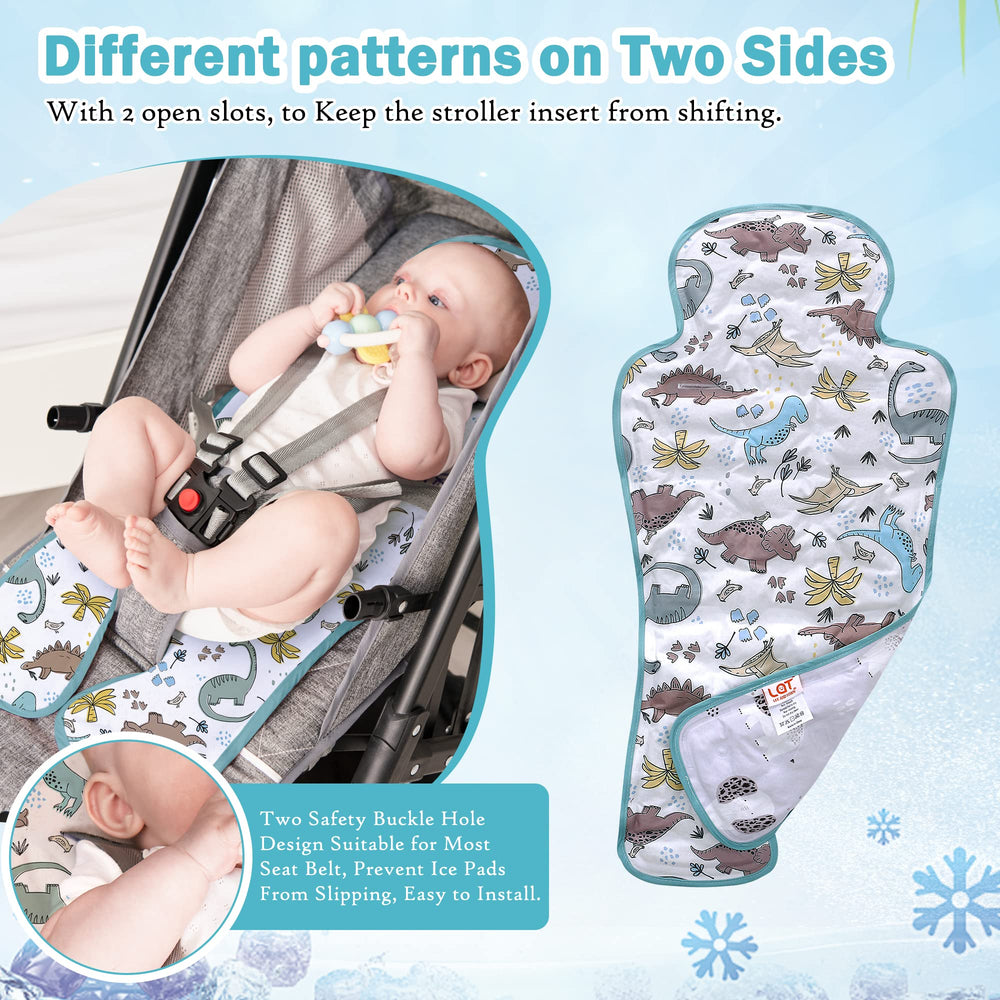 LAT LEE AND TOWN gel car seat cooler pad with dust bag included for travel