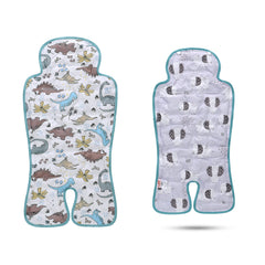 LAT LEE AND TOWN gel car seat cooler pad with dinosaur front pattern for comfy stroller rides