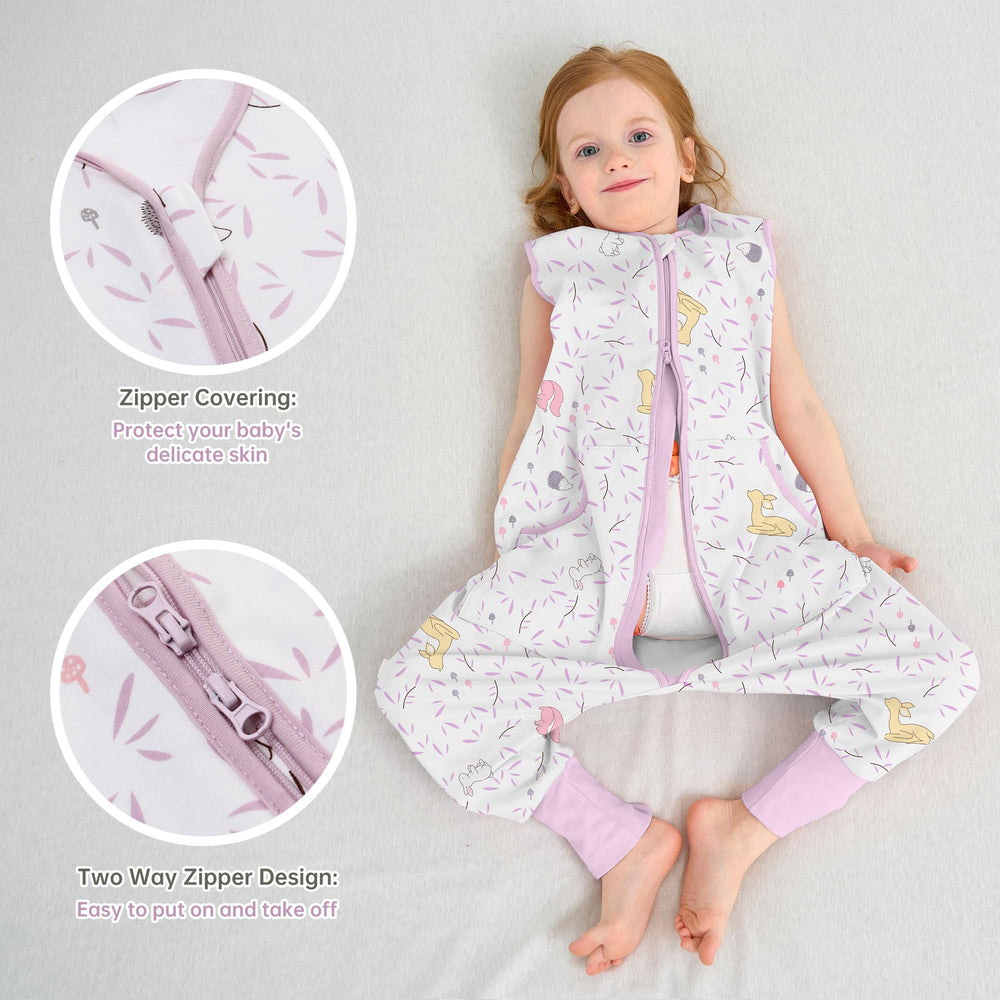 LAT LEE AND TOWN LAT 2Pack Sleep Sack soft cotton feels gentle on delicate skin.