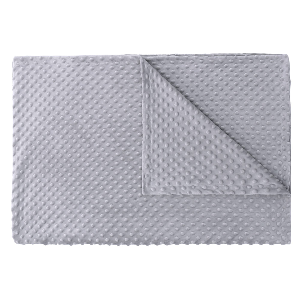LAT LEE AND TOWN Minky Dot Blanket: car seat cover for cozy rides