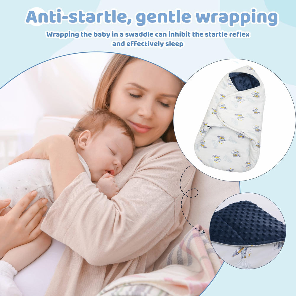 LAT LEE AND TOWN swaddle blanket size 72x90 cm offers ample coverage.