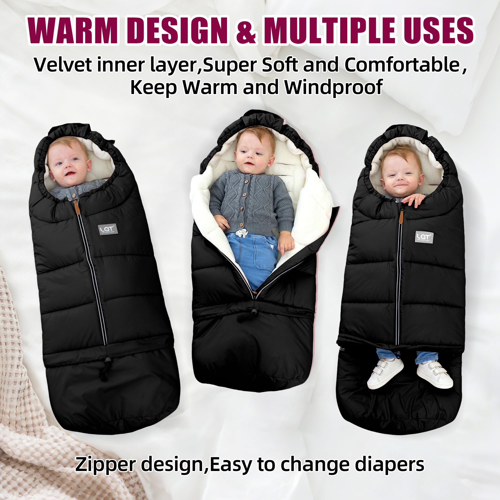LAT LEE AND TOWN bunting bag machine washable at 30°C for easy care