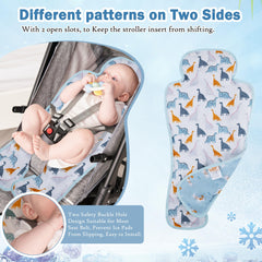 LAT LEE AND TOWN cooling mat in use on a stroller for on-the-go comfort