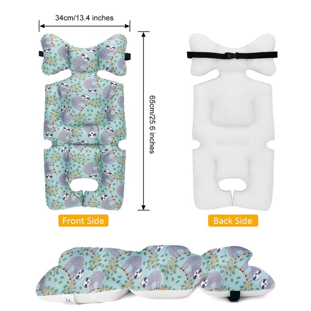 Lat Lee and Town stroller cushion with head and neck support for better alignment