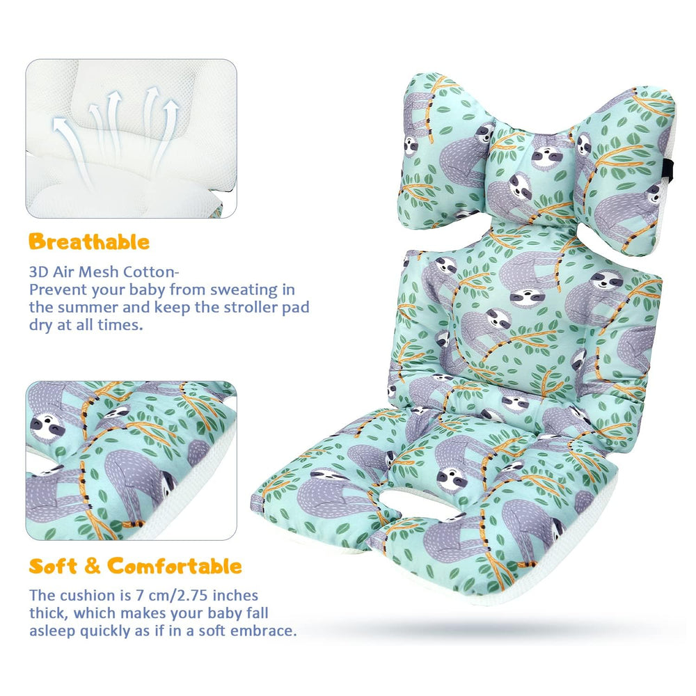 Lat Lee and Town stroller cushion is compatible with multiple stroller types