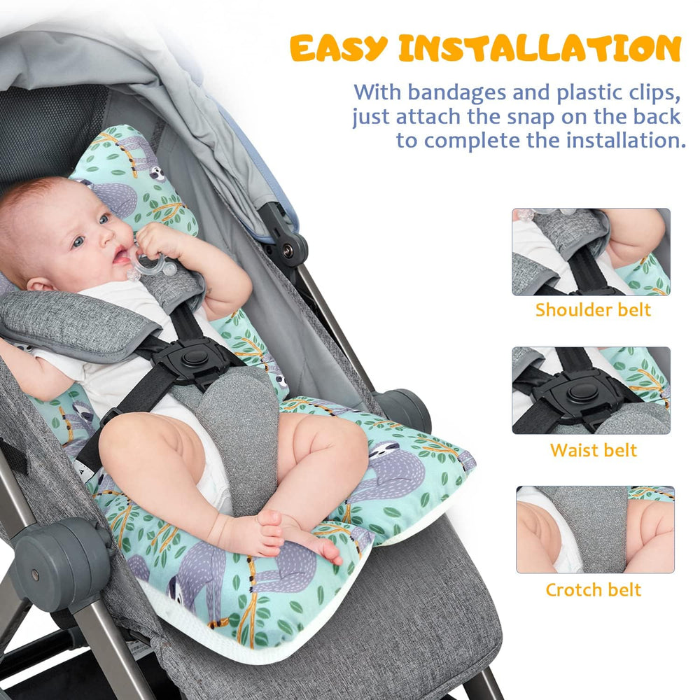 Lat Lee and Town stroller cushion features soft, lightweight materials for travel