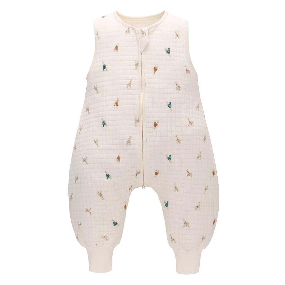 LAT LEE AND TOWN sleep sack with feet provides breathable comfort for safe naps