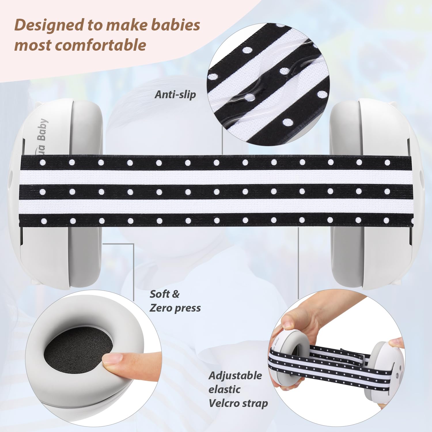 Laudexua BPA-free design supports gentle use for sensitive skin.