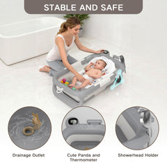 LAUJIA portable travel bath highlights foldable design for easy packing