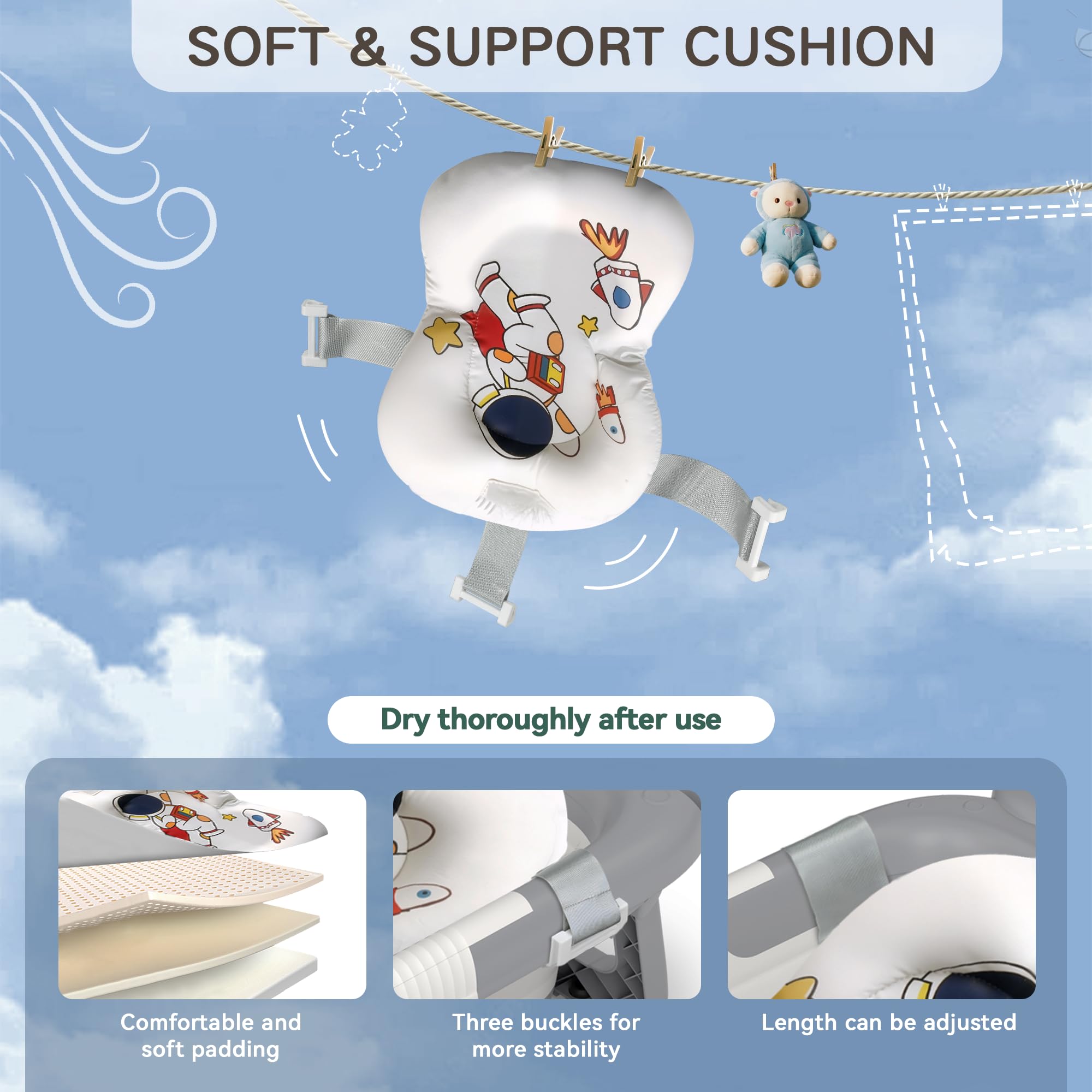 LAUJIA space-saving fold reduces clutter in small homes or travel spaces