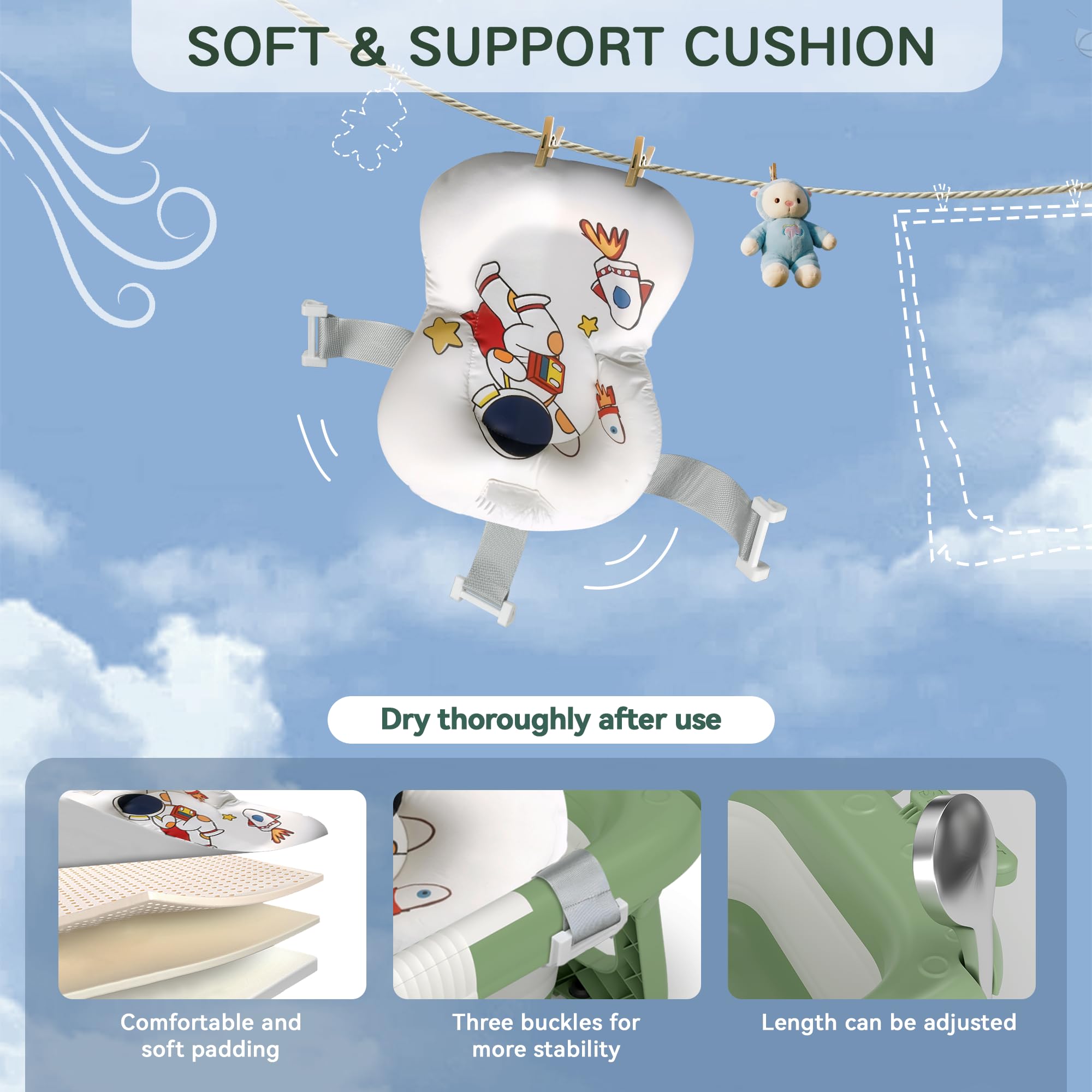 LAUJIA travel-friendly tub ready for trips and family outings.