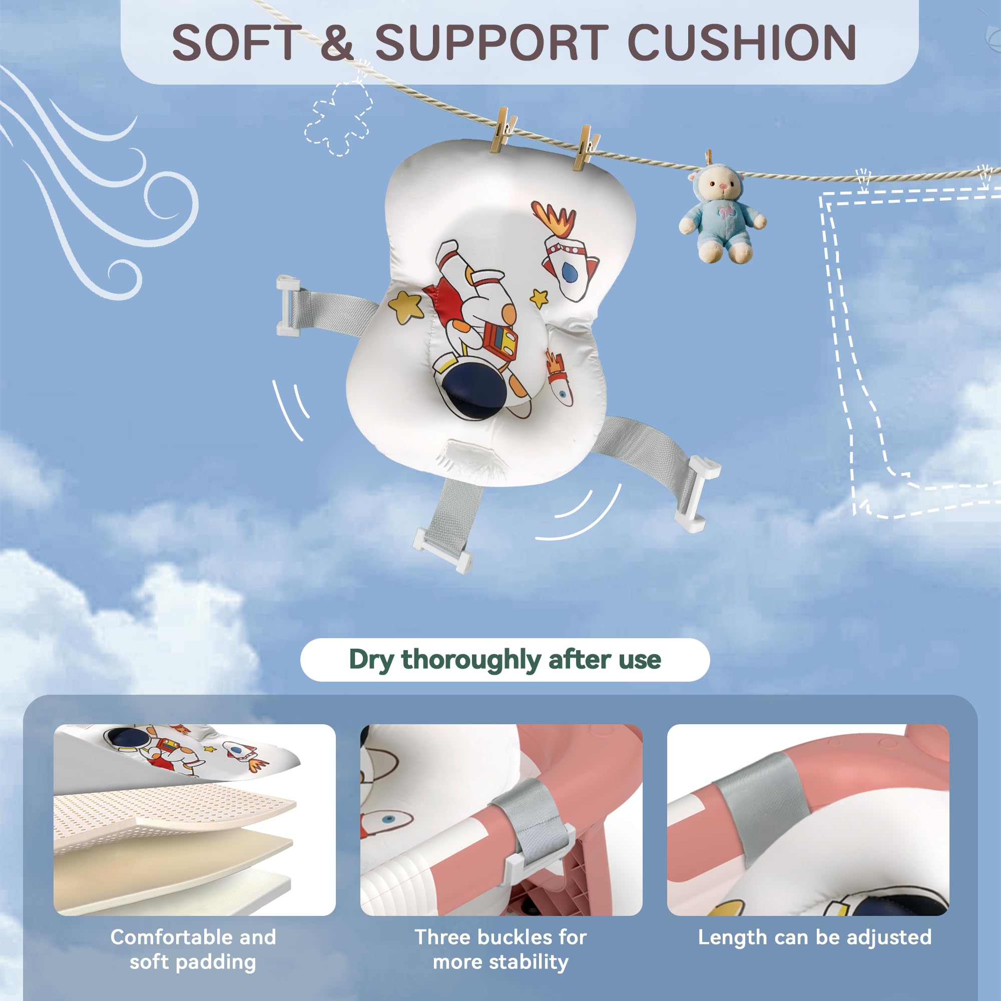 LAUJIA Travel-Friendly Bath Tub ideal for trips and hotel stays.