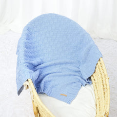 LAWKUL Soft acrylic baby blanket nursery-ready with gentle touch.