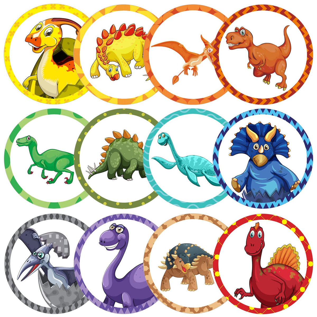 Laumoi dinosaur toilet targets closeup shows playful training aid for potty time