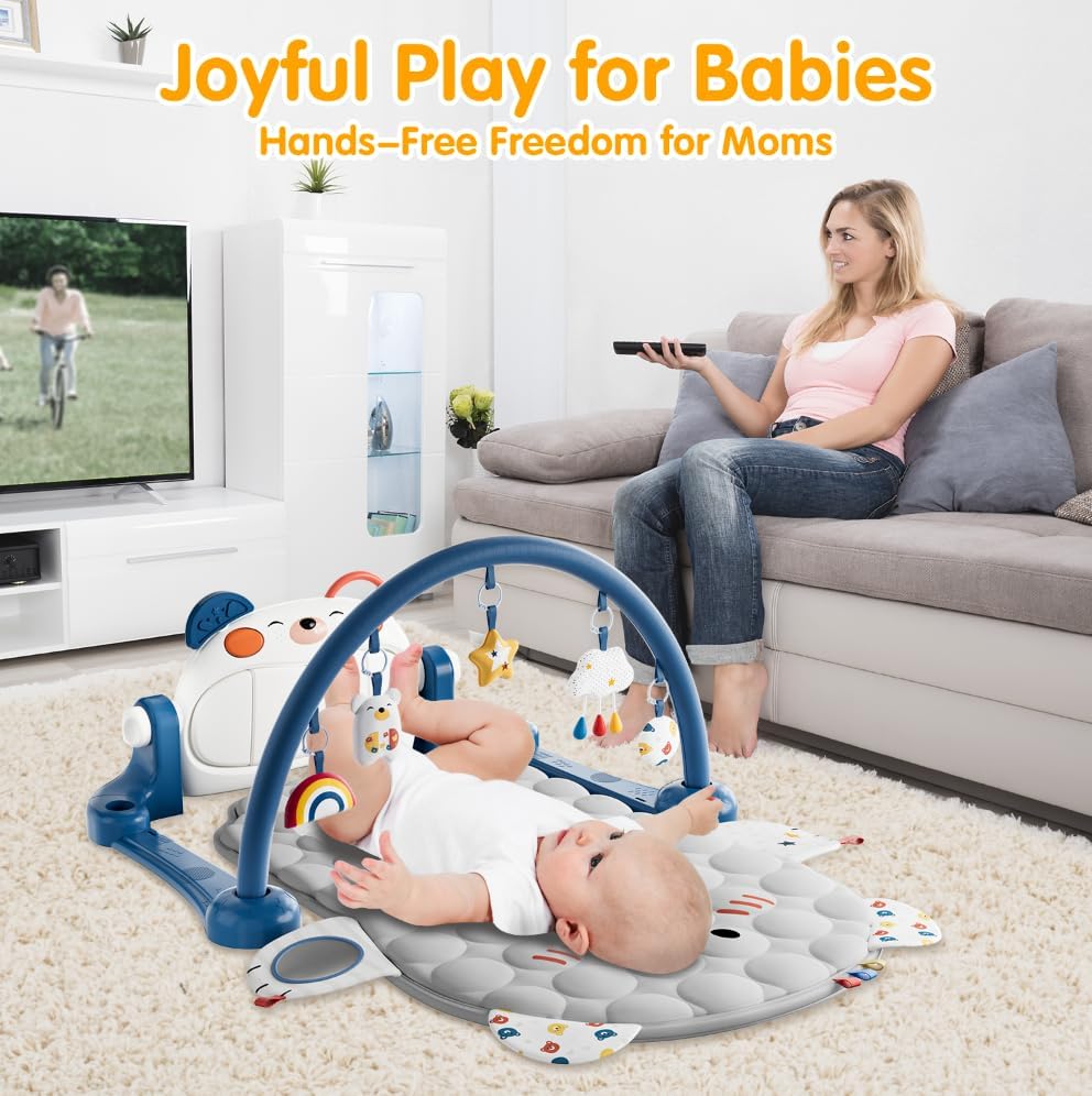 Lauon Hands-free moments for caregivers during playtime.