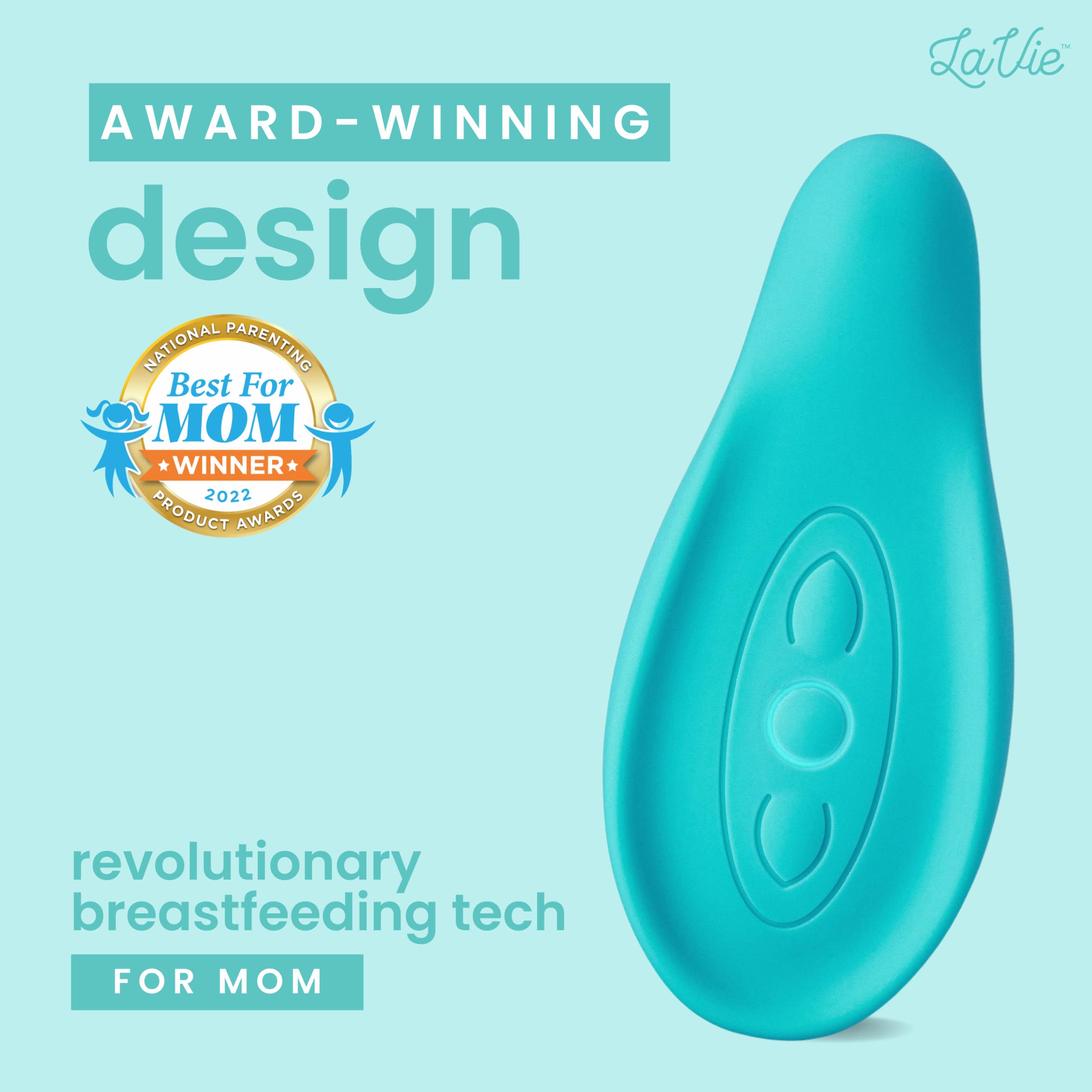 LaVie lactation massager supports breastfeeding comfort during nursing and pumping.