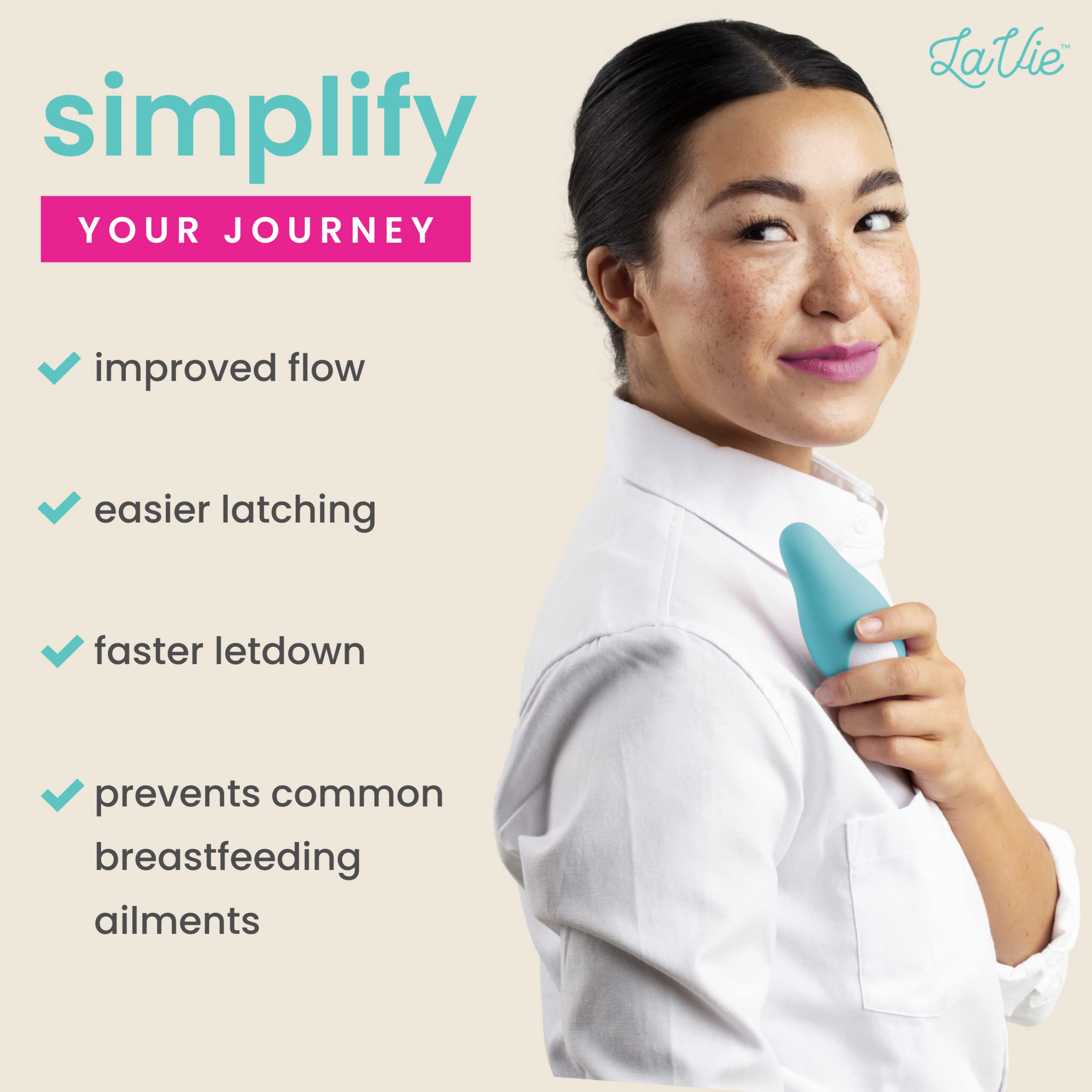 LaVie massager labeled as HSA/FSA eligible option.