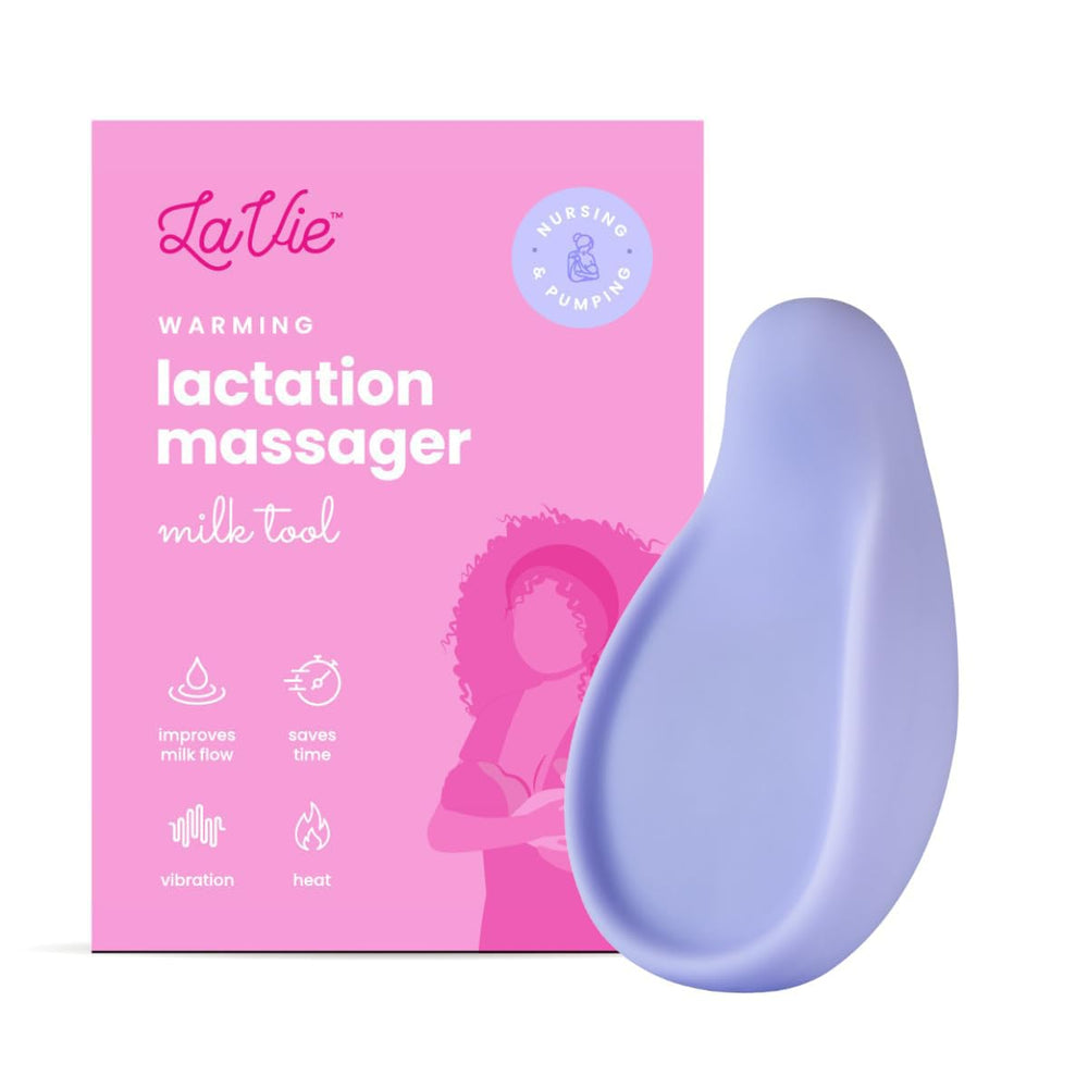 LaVie warming lactation massager front view for soothing heat during pumping