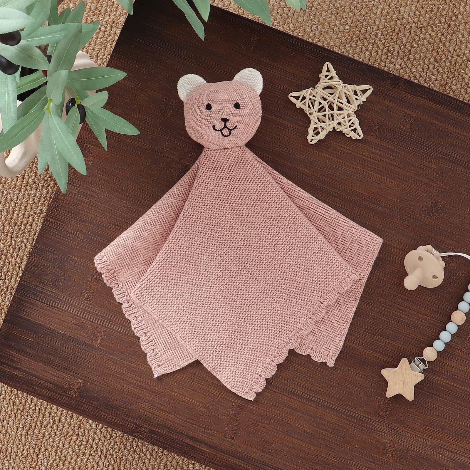 LAWKUL 2-in-1 security Lovey with cuddly bear for reassurance and companionship.