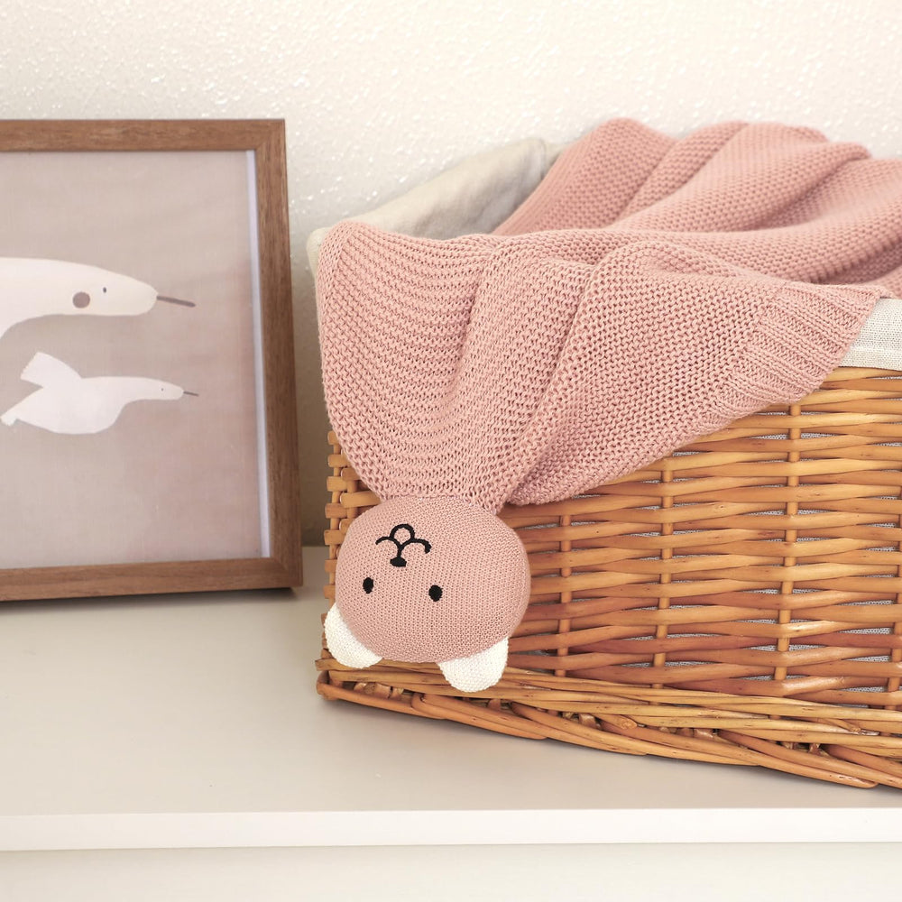 LAWKUL 40x30in sleep-travel blanket, lightweight and breathable for on-the-go comfort.