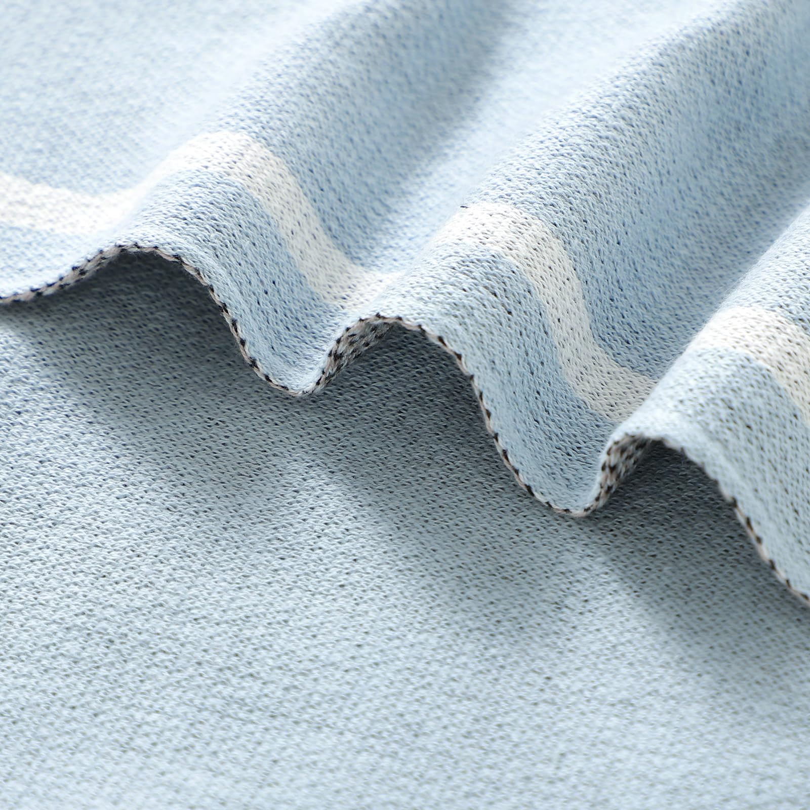 LAWKUL Babby Blanket neutral design complements any nursery theme.