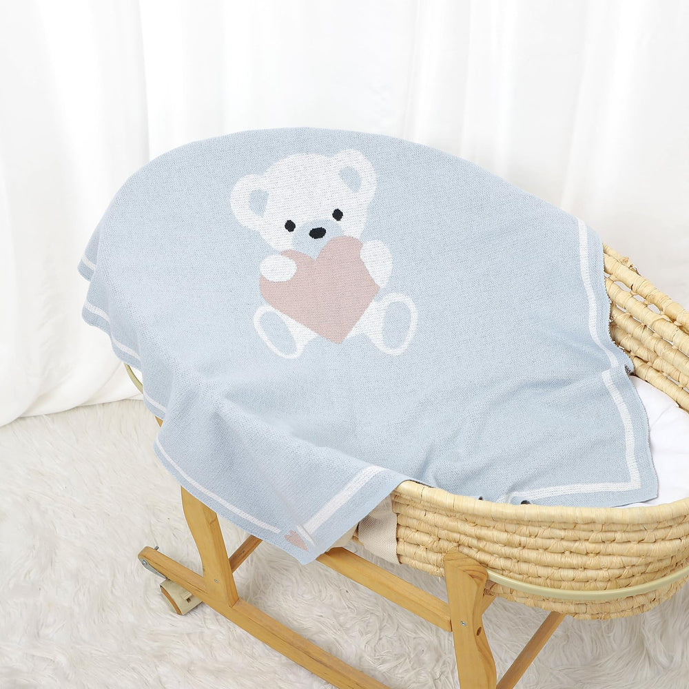 LAWKUL Babby Blanket showcases cloud-soft cotton for delicate baby skin.