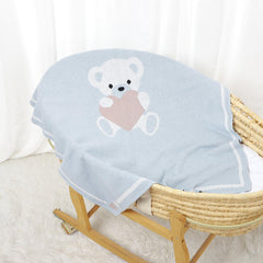 LAWKUL Babby Blanket showcases cloud-soft cotton for delicate baby skin.