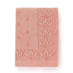 LAWKUL baby blanket cellular pattern close-up highlighting breathable cotton