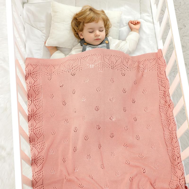 LAWKUL blanket soft-knit close-up for plush newborn comfort