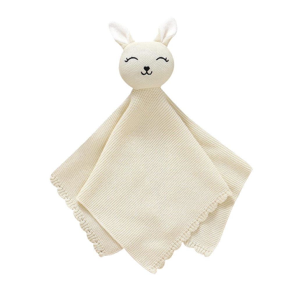 LAWKUL Bunny Lovey blanket in soft cotton ideal for newborn comfort at nap time