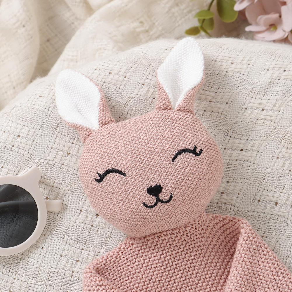 LAWKUL Bunny Lovey 100% cotton knit, breathable for delicate skin