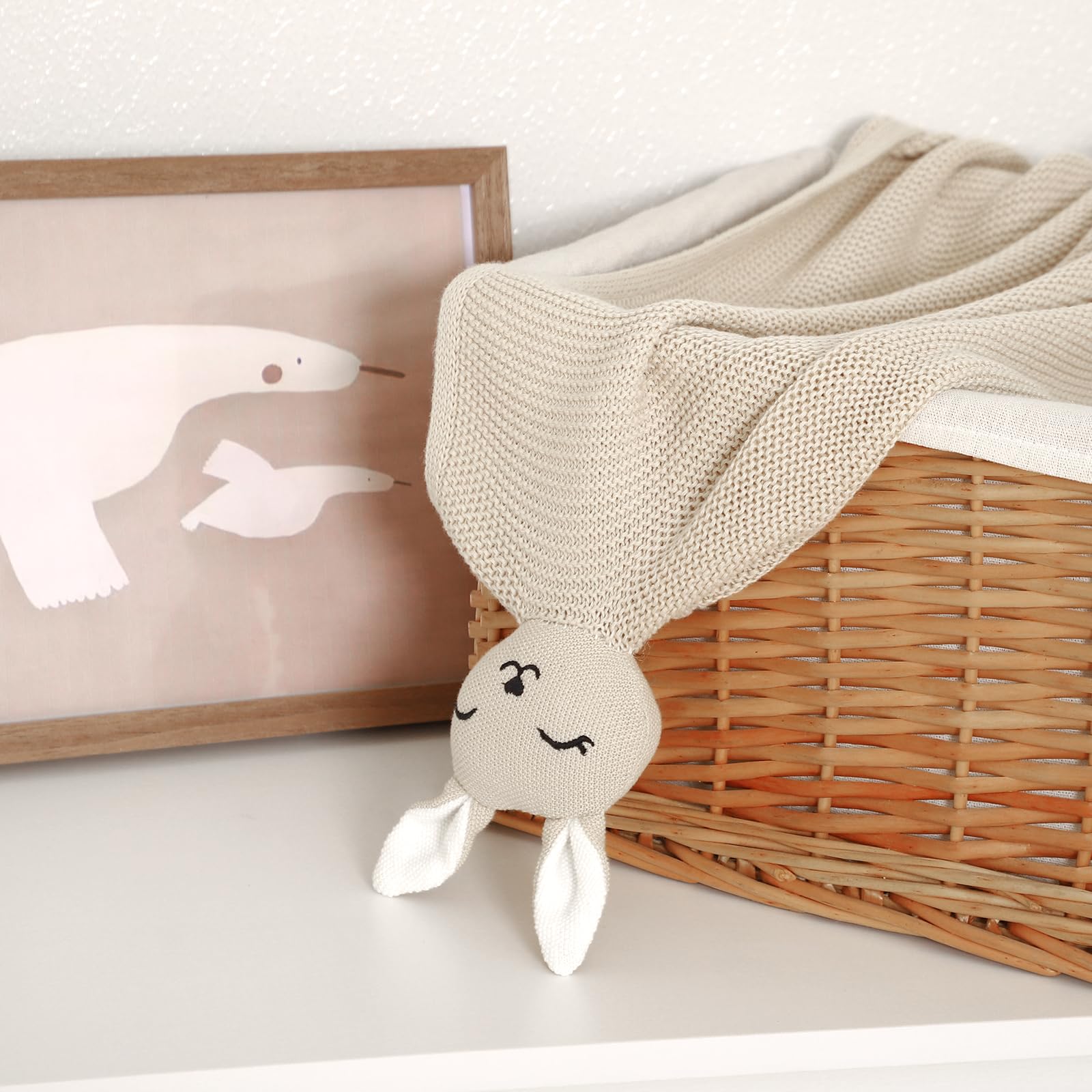 LAWKUL Bunny Lovey easy-care wash resists shrinking.