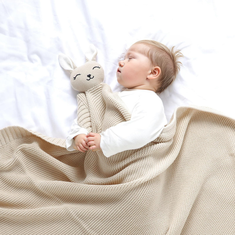 LAWKUL Bunny Lovey satin edges aid gentle handling.