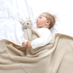 LAWKUL Bunny Lovey satin edges aid gentle handling.