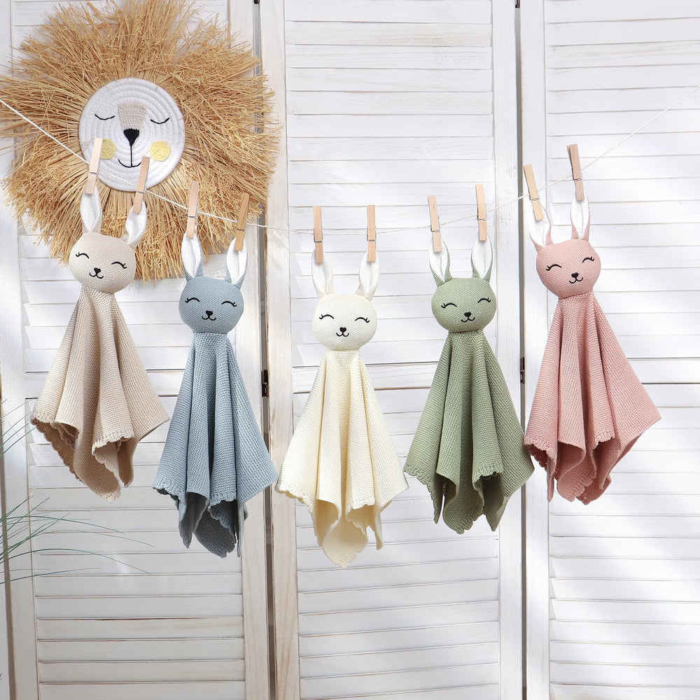 LAWKUL Bunny Lovey is travel-friendly and folds easily for on-the-go comfort