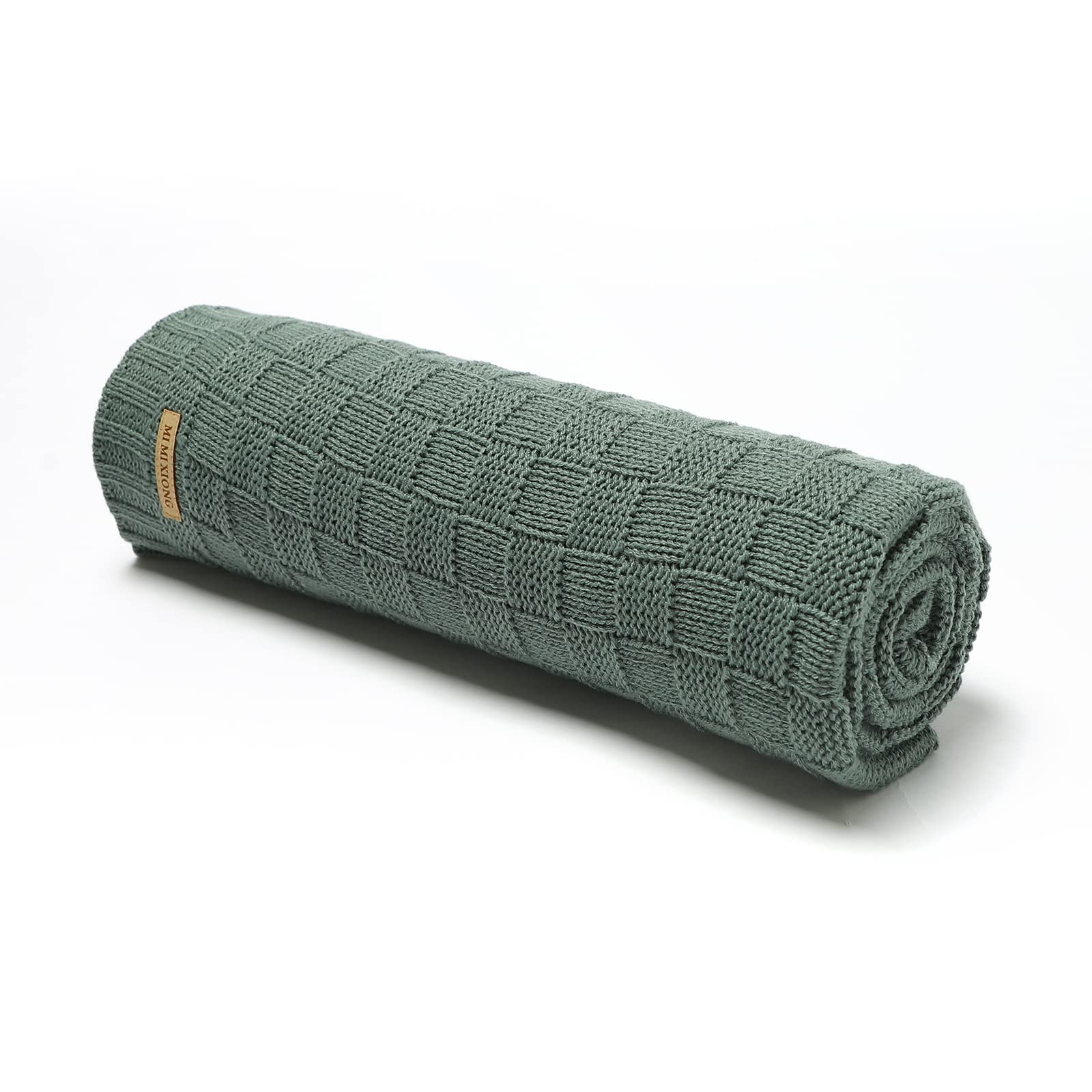 LAWKUL Green Baby Blanket durable and colorfast through washes