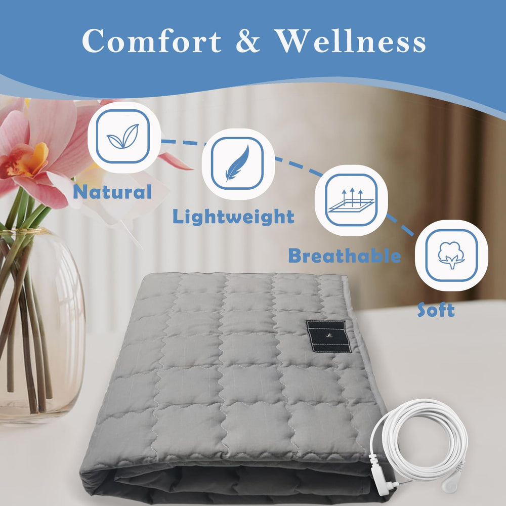 LAXVAPIU grounding mat used indoors on crib, bed, or sofa for versatile spaces.
