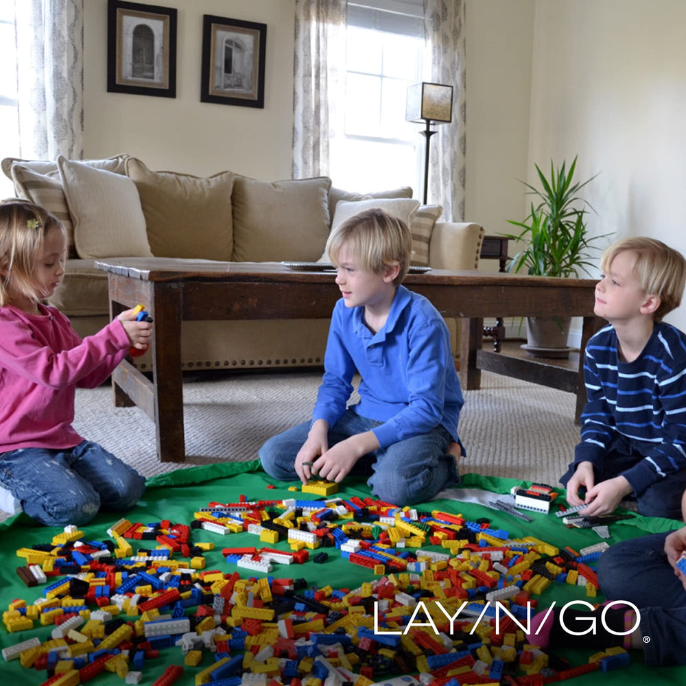Lay-n-Go drawstring bag rolled for portability and transport