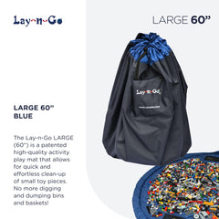 Lay-n-Go mesh pockets for organizing small toy pieces