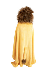 Lazy One lion paw pockets add easy hand warmth during lounging and travel.