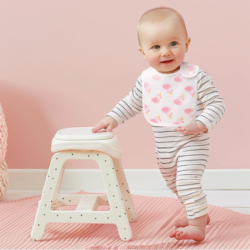 lazyrhino pack6 bib set helps keep outfits cleaner and mealtimes smoother