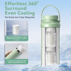 Two BPA-free Lazyshine bottles included for multiple pumping sessions