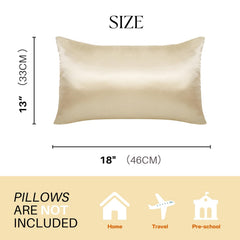 LCBD 2-pack travel-ready pillowcases keep bedtime cozy on trips