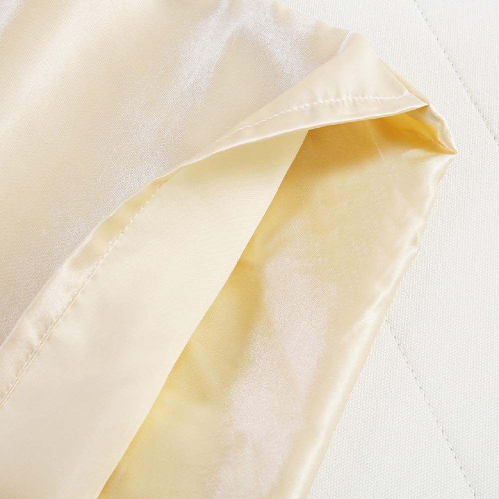 LCBD easy-care satin pillowcase machine wash cold and air dry